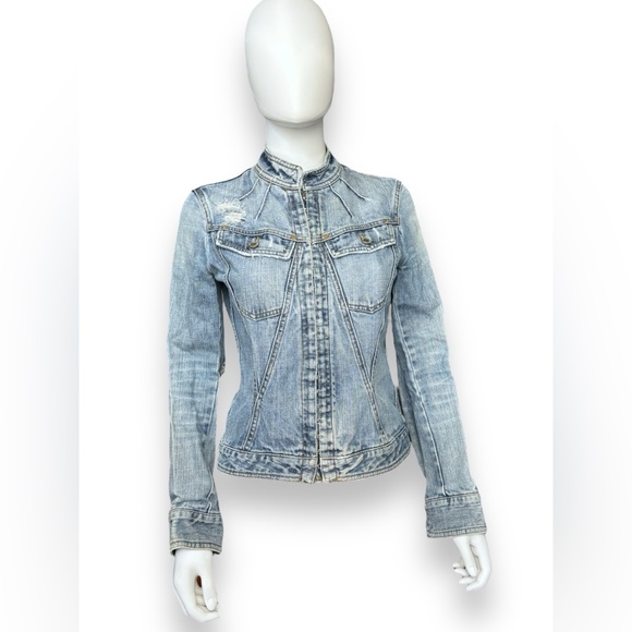 Dolce & Gabbana Vintage Distressed Denim Jacket - Picture 3 of 14
